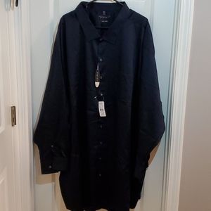 Men's Synrgy Big & Tall Navy Dress Shirt